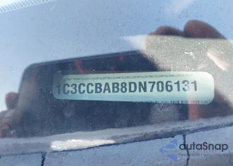 2013 Chrysler 200 Lx from USA, damaged, VIN 1C3CCBAB8DN706131